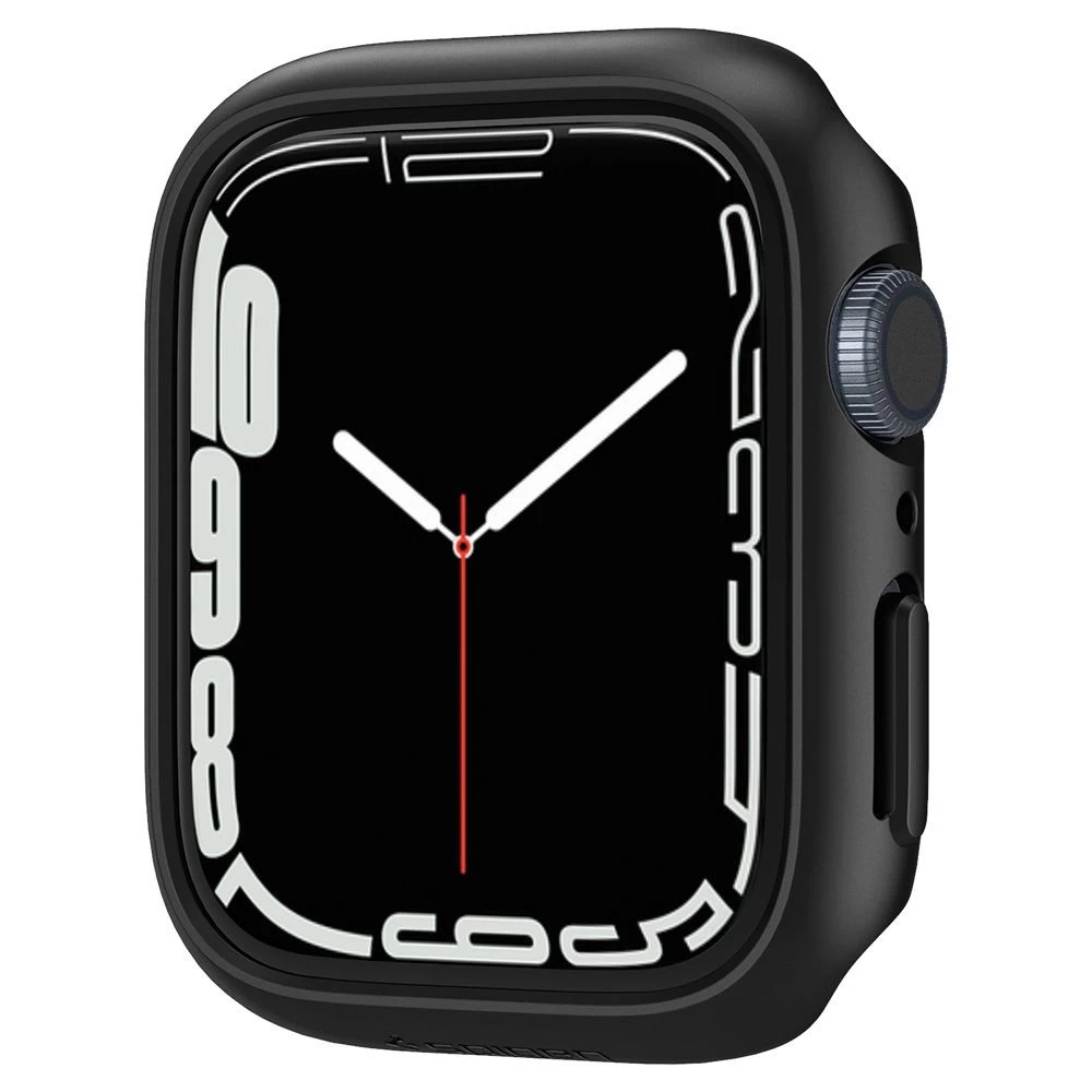 Apple Watch 7 vāciņš melns SPIGEN THIN FIT (45mm)