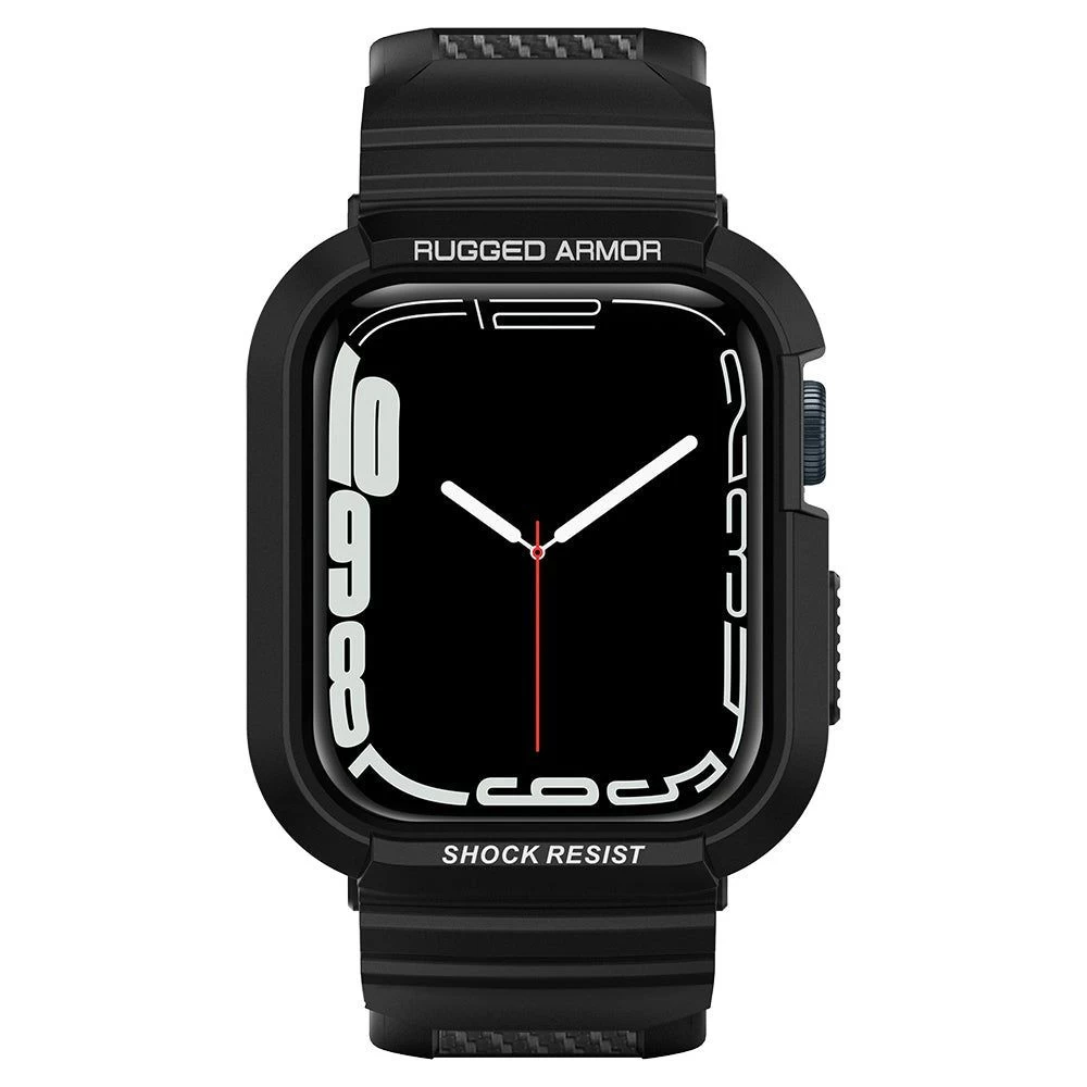Apple Watch 7 siksniņa melns SPIGEN RUGGED ARMOR ”PRO” (44/45mm)