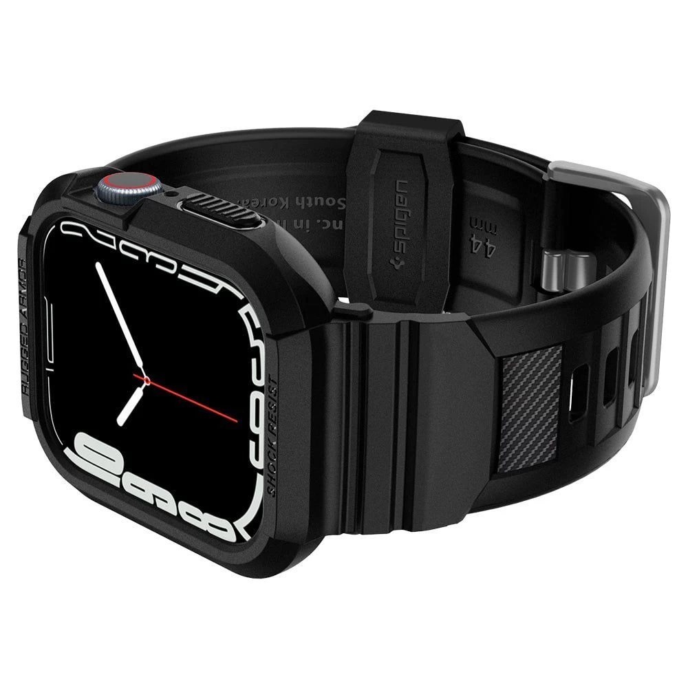 Apple Watch 7 siksniņa melns SPIGEN RUGGED ARMOR ”PRO” (44/45mm)