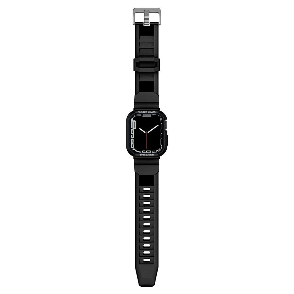 Apple Watch 7 siksniņa melns SPIGEN RUGGED ARMOR ”PRO” (44/45mm)