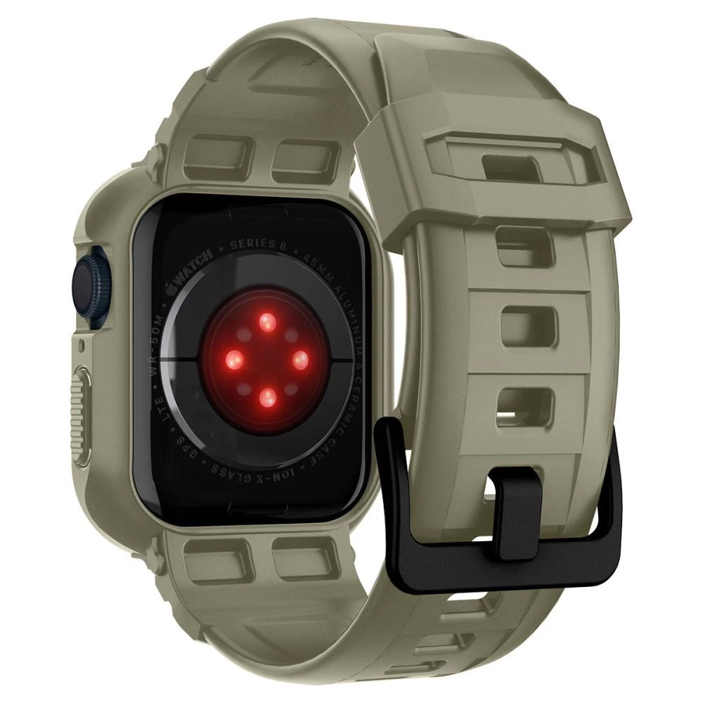 Apple Watch 7 siksniņa zaļš SPIGEN RUGGED ARMOR ”PRO” (44 / 45 MM)