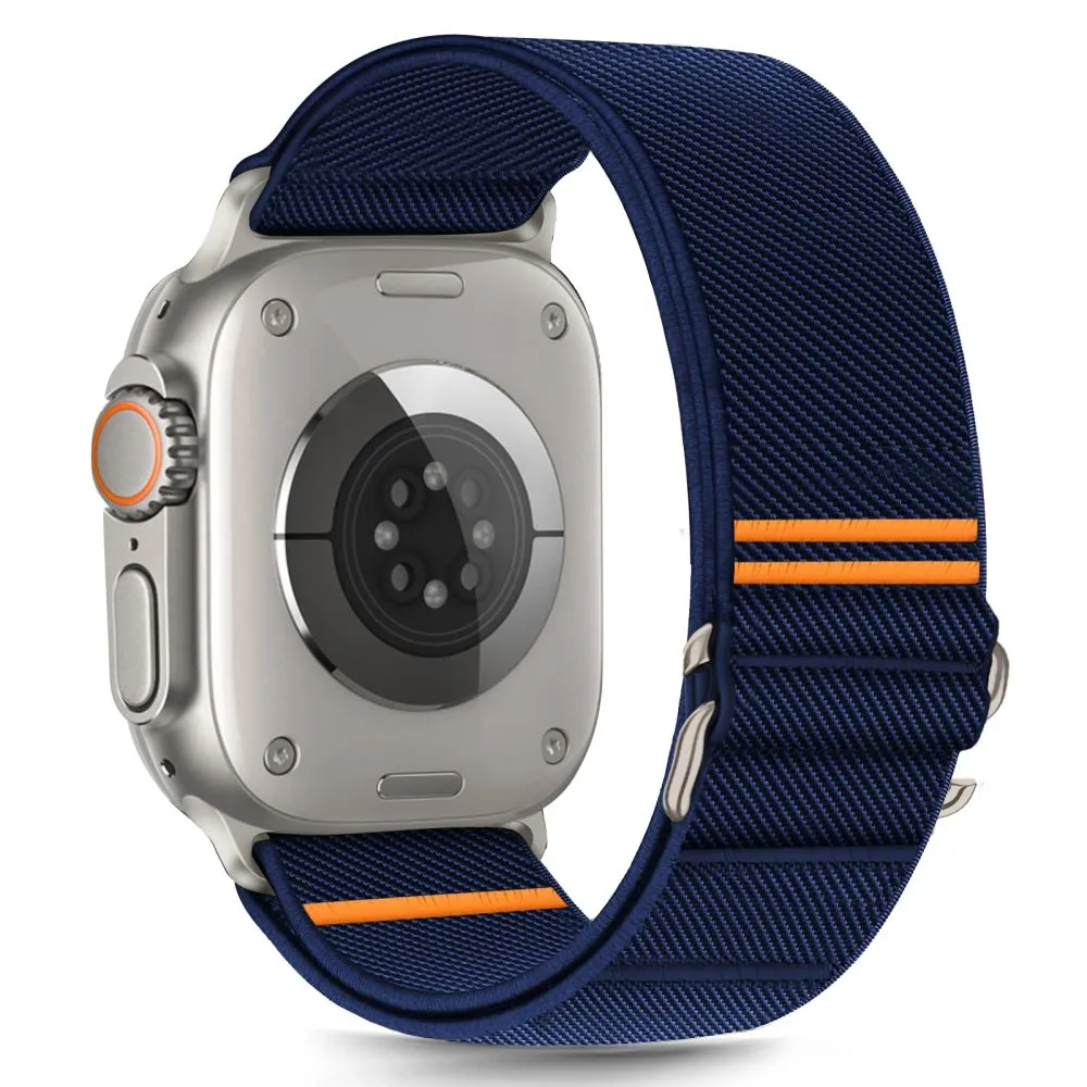 Apple Watch 7 skal, fodral blå TECH-PROTECT NYLON SLIP (44/45/46/49 MM)