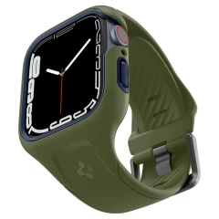 Apple Watch 7 vāciņš zaļš SPIGEN LIQUID AIR ”PRO” (45mm)