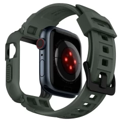Apple Watch 7 skal, fodral grön SPIGEN RUGGED ARMOR ”PRO” (44/45mm)