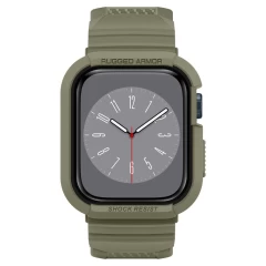 Apple Watch 7 siksniņa zaļš SPIGEN RUGGED ARMOR ”PRO” (44 / 45 MM)