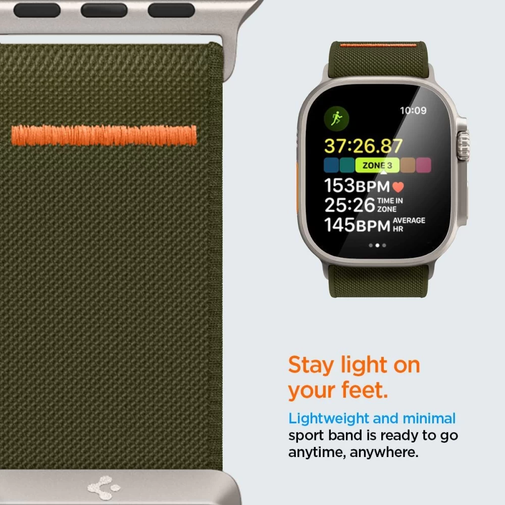 Apple Watch 8 siksniņa zaļš SPIGEN FIT LITE ULTRA (42 / 44 45 49 MM)
