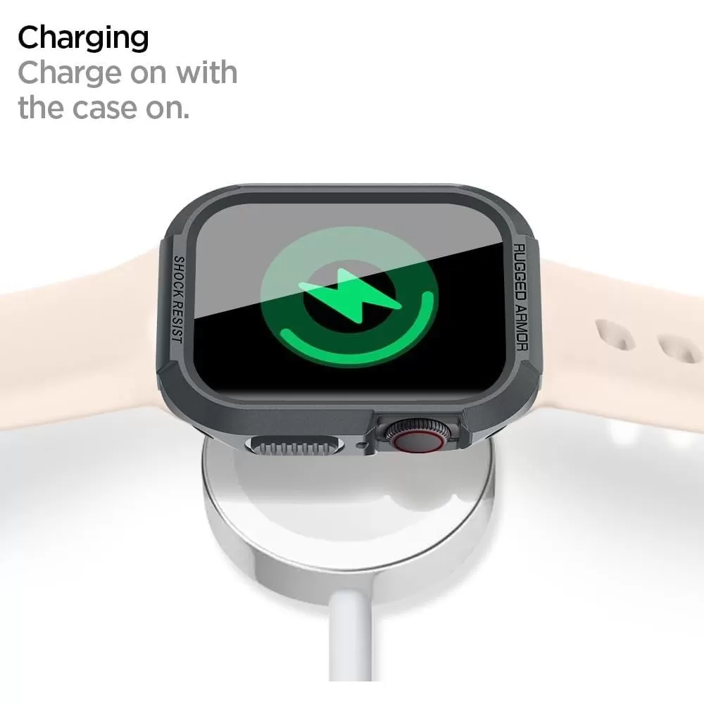 Apple Watch 8 чехол  SPIGEN RUGGED ARMOR (44/45 MM)