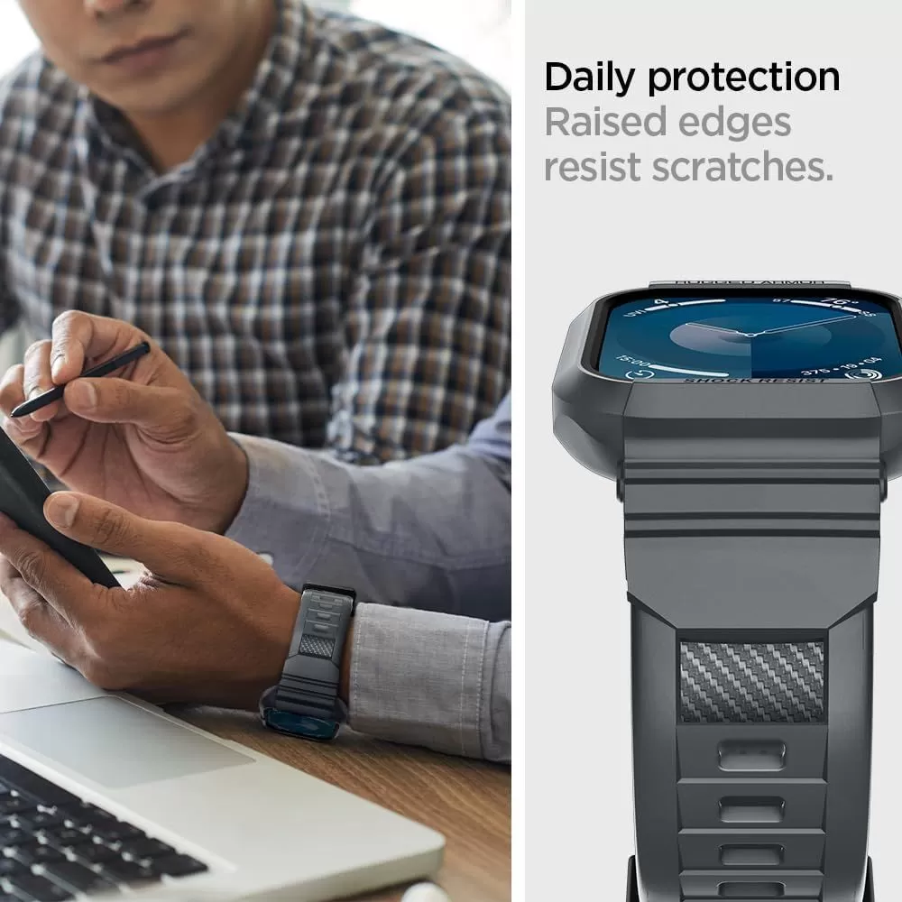 Apple Watch 8 siksniņa  SPIGEN RUGGED ARMOR ”PRO” (44/45 MM)
