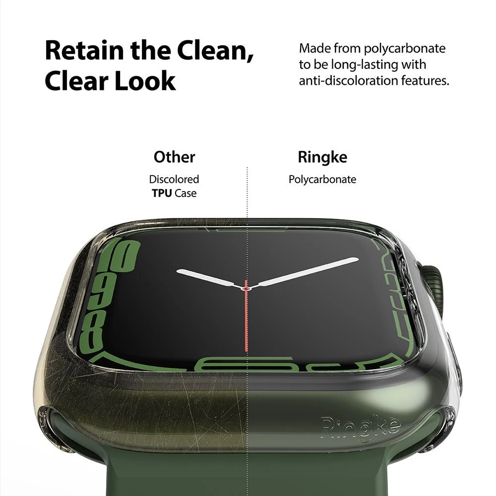 Apple Watch 8 vāciņš caurspīdīgs zils RINGKE Slim 2-pack (41mm)