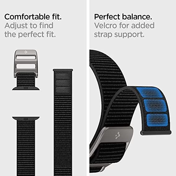 Apple Watch 8 ремень черный SPIGEN DURAPRO FLEX (42/44/45/49mm)