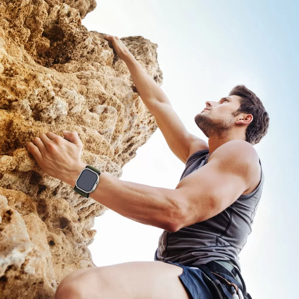 Apple Watch 8 ремень черный TECH-PROTECT SCOUT APPLE WATCH (42/44/45/49 MM)