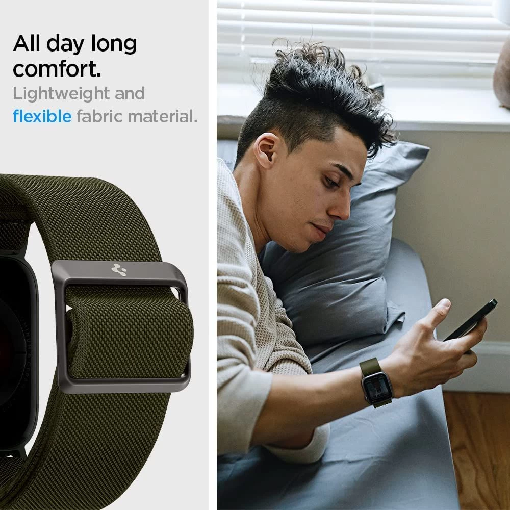 Apple Watch 8 siksniņa zaļš SPIGEN FIT LITE (42/44/45/49mm)