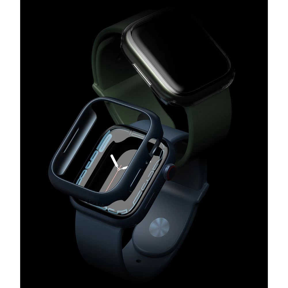 Apple Watch 8 чехол синий RINGKE SLIM (45mm) (2-pack)
