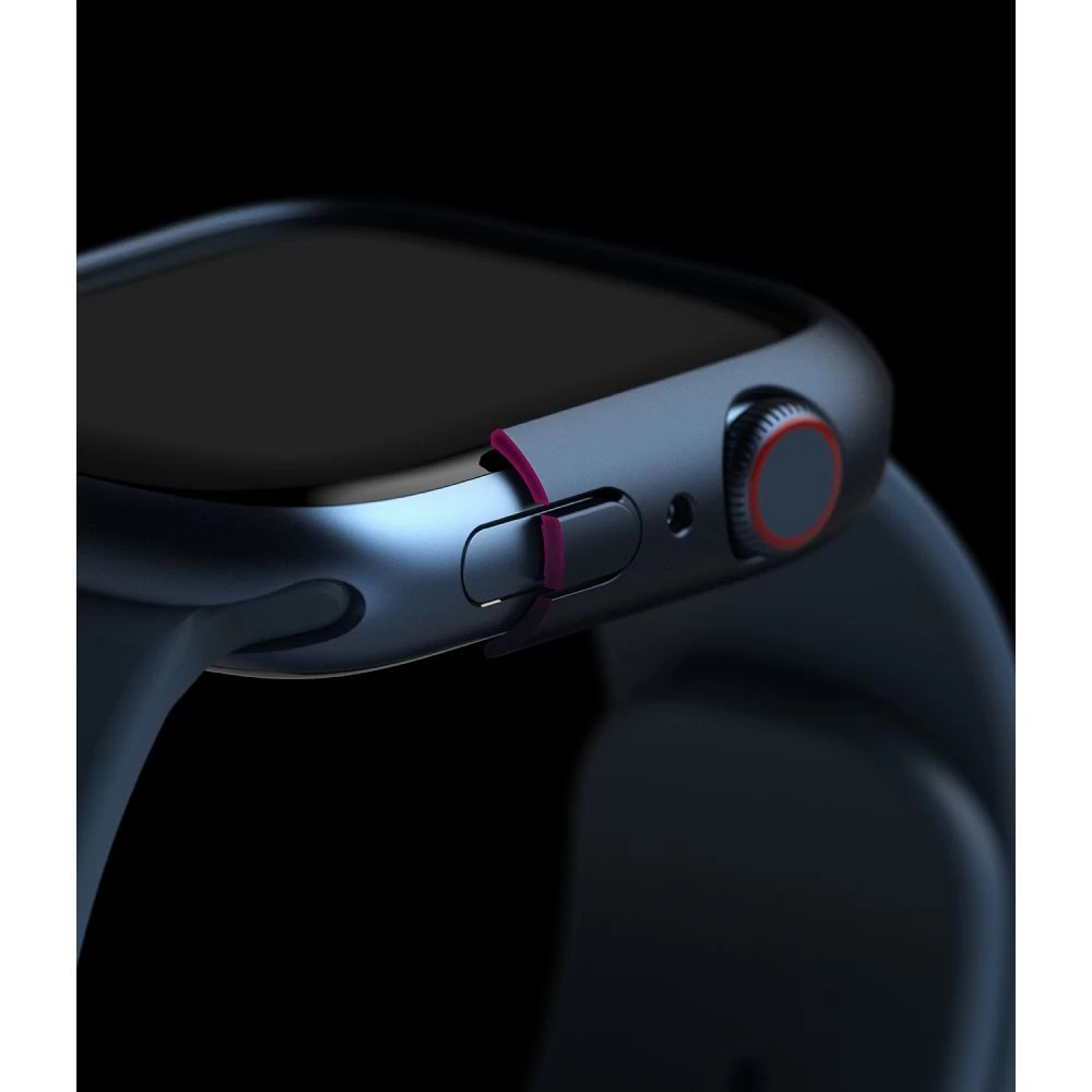Apple Watch 8 чехол синий RINGKE SLIM (45mm) (2-pack)