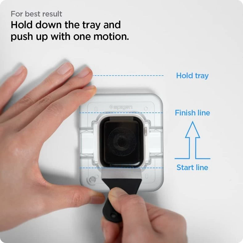 Apple Watch 8 näytönsuojalasi  SPIGEN PROFLEX EZ-FIT (45mm) 2-pack