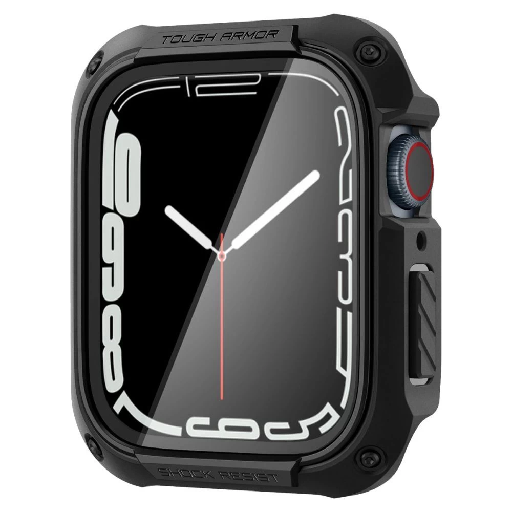 Apple Watch 8 ремень черный SPIGEN TOUGH ARMOR (45mm)