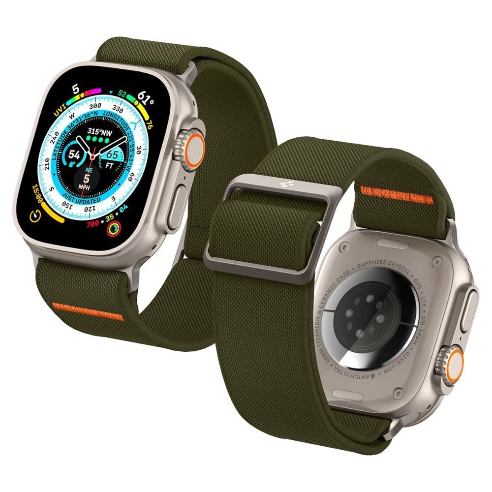 Apple Watch 8 siksniņa zaļš SPIGEN FIT LITE ULTRA (42 / 44 45 49 MM)