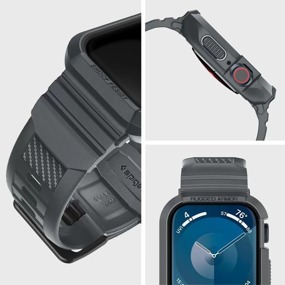 Apple Watch 8 siksniņa  SPIGEN RUGGED ARMOR ”PRO” (44/45 MM)