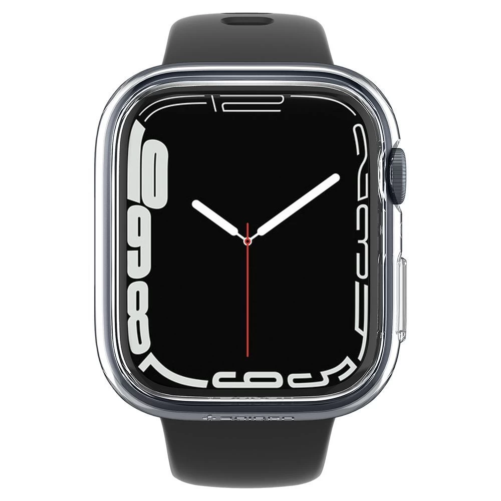 Apple Watch 8 suojakuori, suojakotelo läpinäkyvä SPIGEN THIN FIT (45mm)