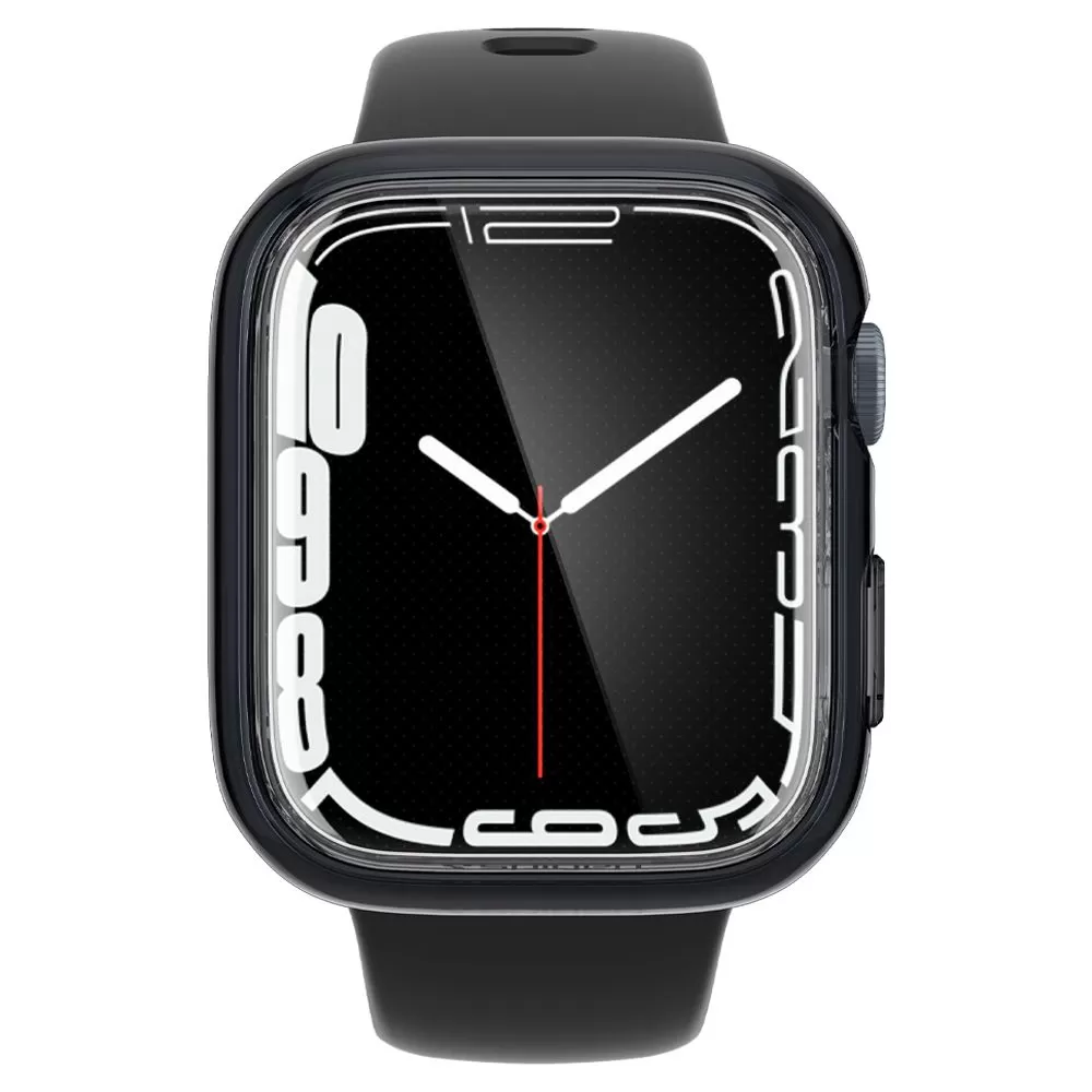 Apple Watch 8 suojakuori, suojakotelo läpinäkyvä SPIGEN ULTRA HYBRID (45 MM)