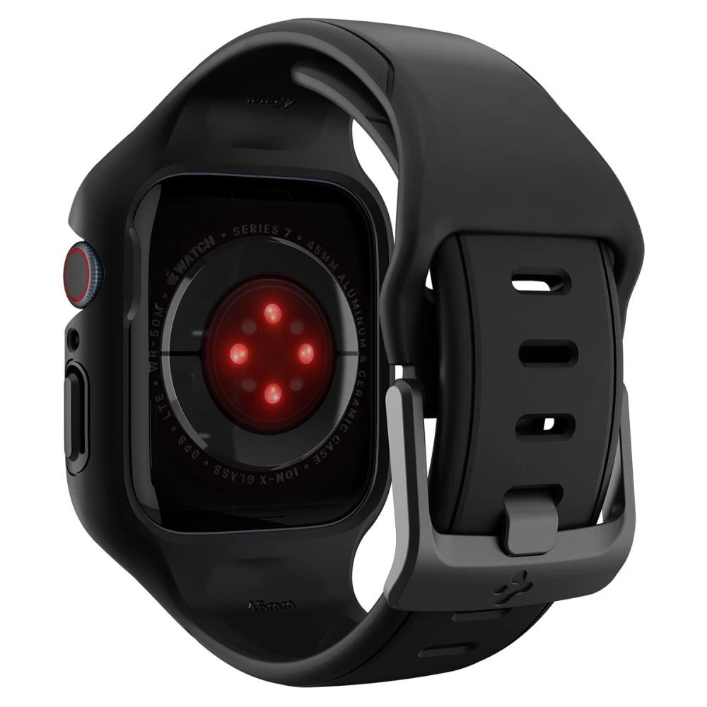 Apple Watch 8 siksniņa melns SPIGEN LIQUID AIR APPLE WATCH (45 mm)
