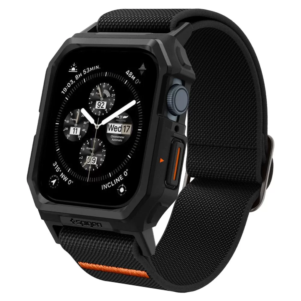 Apple Watch 8 siksniņa melns SPIGEN LITE FIT ”PRO” (44 / 45 MM)