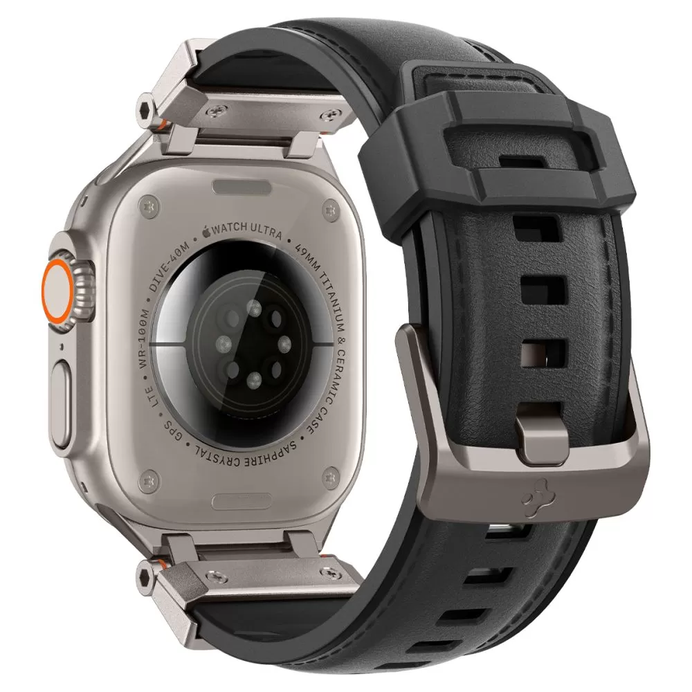 Apple Watch 8 ремень черный SPIGEN DURAPRO ARMOR PU (42 / 44 45 49 MM)