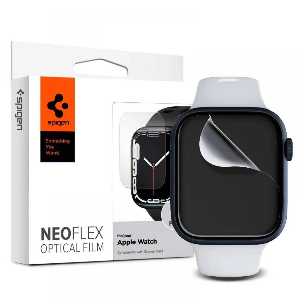 Apple Watch 8 näytönsuojalasi  SPIGEN Neo Flex (44/45mm) (3-pack)