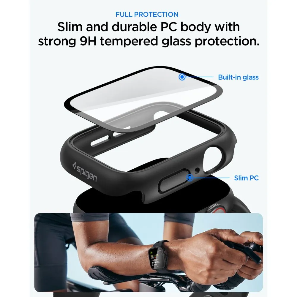 Apple Watch SE 1 / 2 3 Aizsargvāciņi un maciņi  SPIGEN THIN FIT 360 (44 MM)