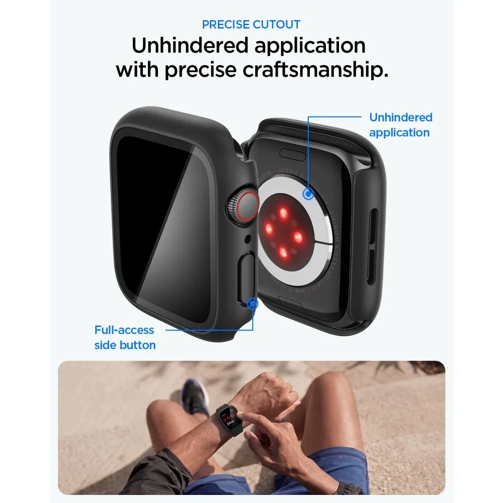 Apple Watch SE 1 / 2 3 Aizsargvāciņi un maciņi  SPIGEN THIN FIT 360 (44 MM)