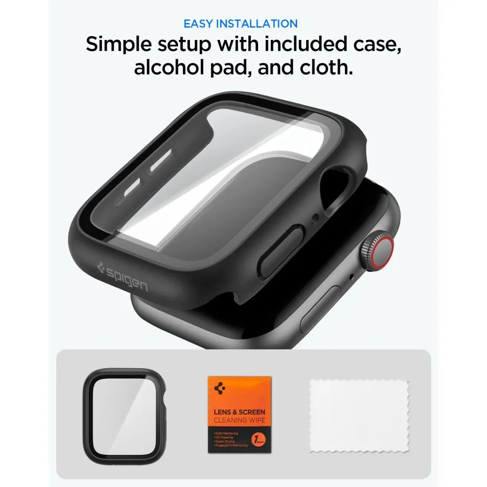 Apple Watch SE 1 / 2 3 Aizsargvāciņi un maciņi  SPIGEN THIN FIT 360 (44 MM)