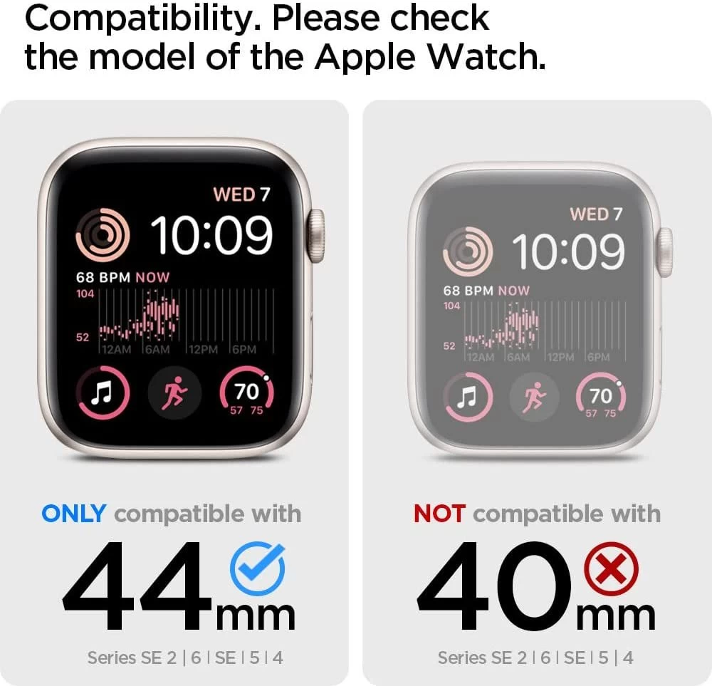 Apple Watch SE / 3 vāciņš caurspīdīgs SPIGEN ULTRA HYBRID (44MM)