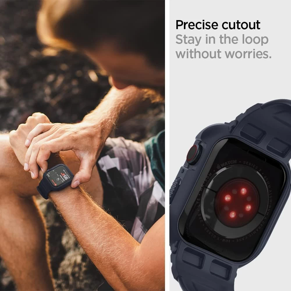Apple Watch SE / 3 siksniņa pelēks SPIGEN RUGGED ARMOR ”PRO” (44/45mm)
