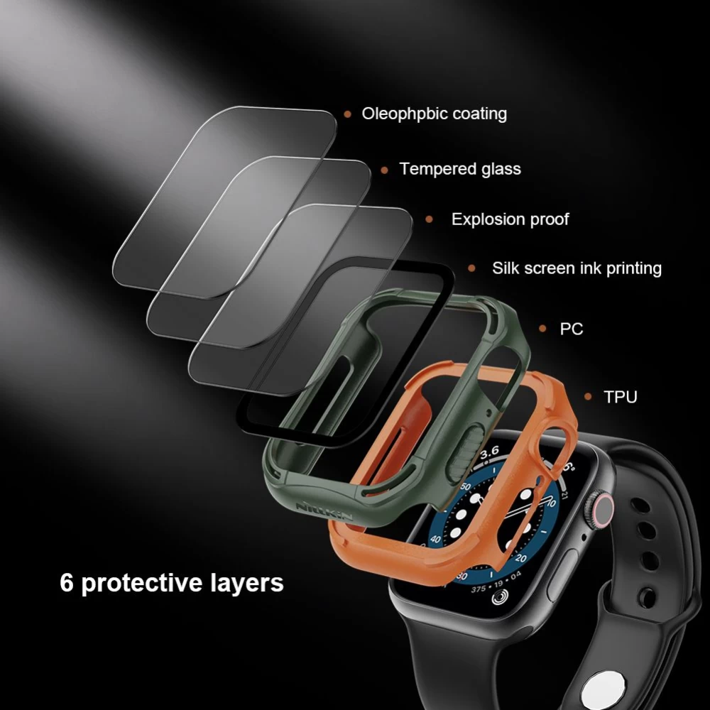 Apple Watch SE / 3 vāciņš zaļš Nillkin CrashBumper  40mm