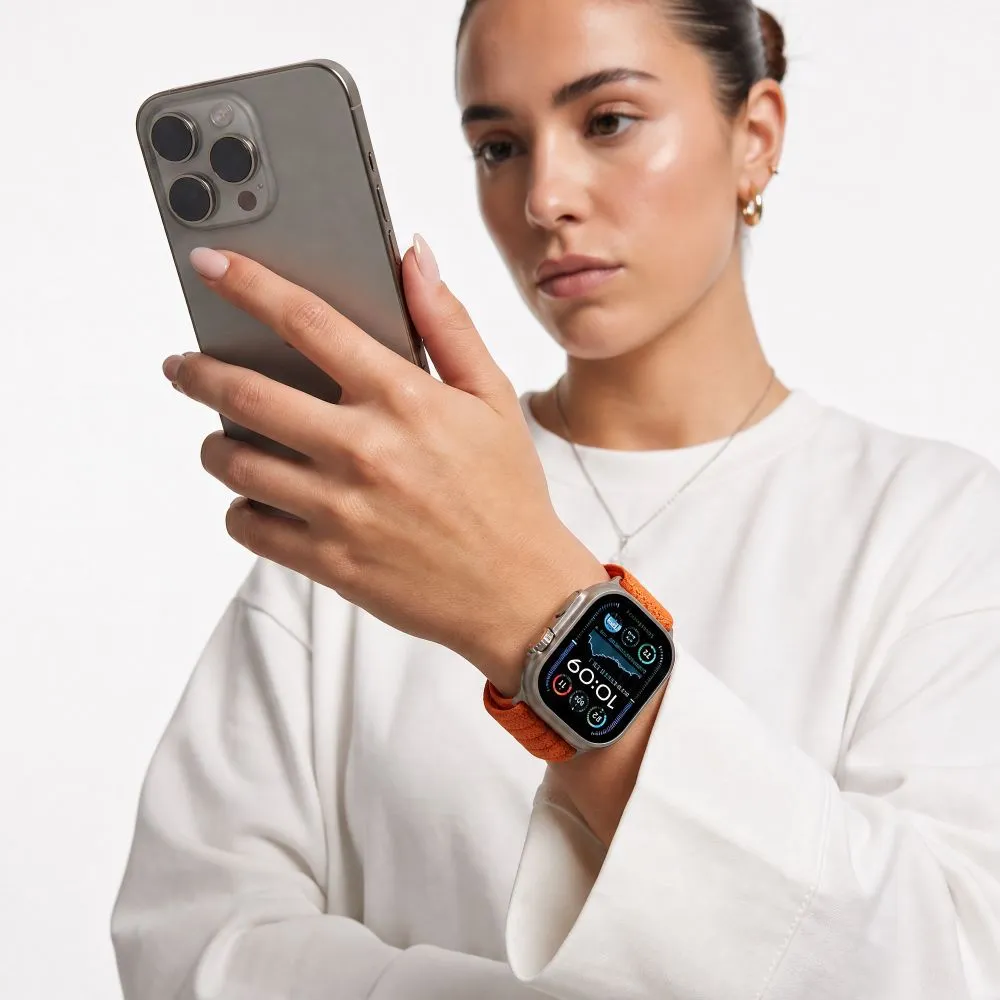 Apple Watch SE 1 / 2 3 Ремешки для умных часов  TECH-PROTECT NYLON SPORT (44/45/46/49 MM)