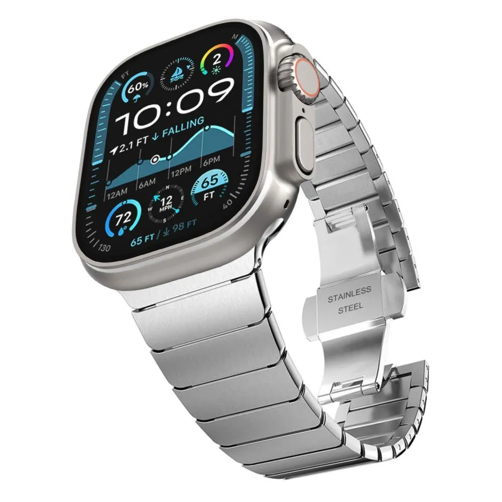 Apple Watch SE / 3 siksniņa sudraba TECH-PROTECT LINKBAND (44/45/46/49 MM)