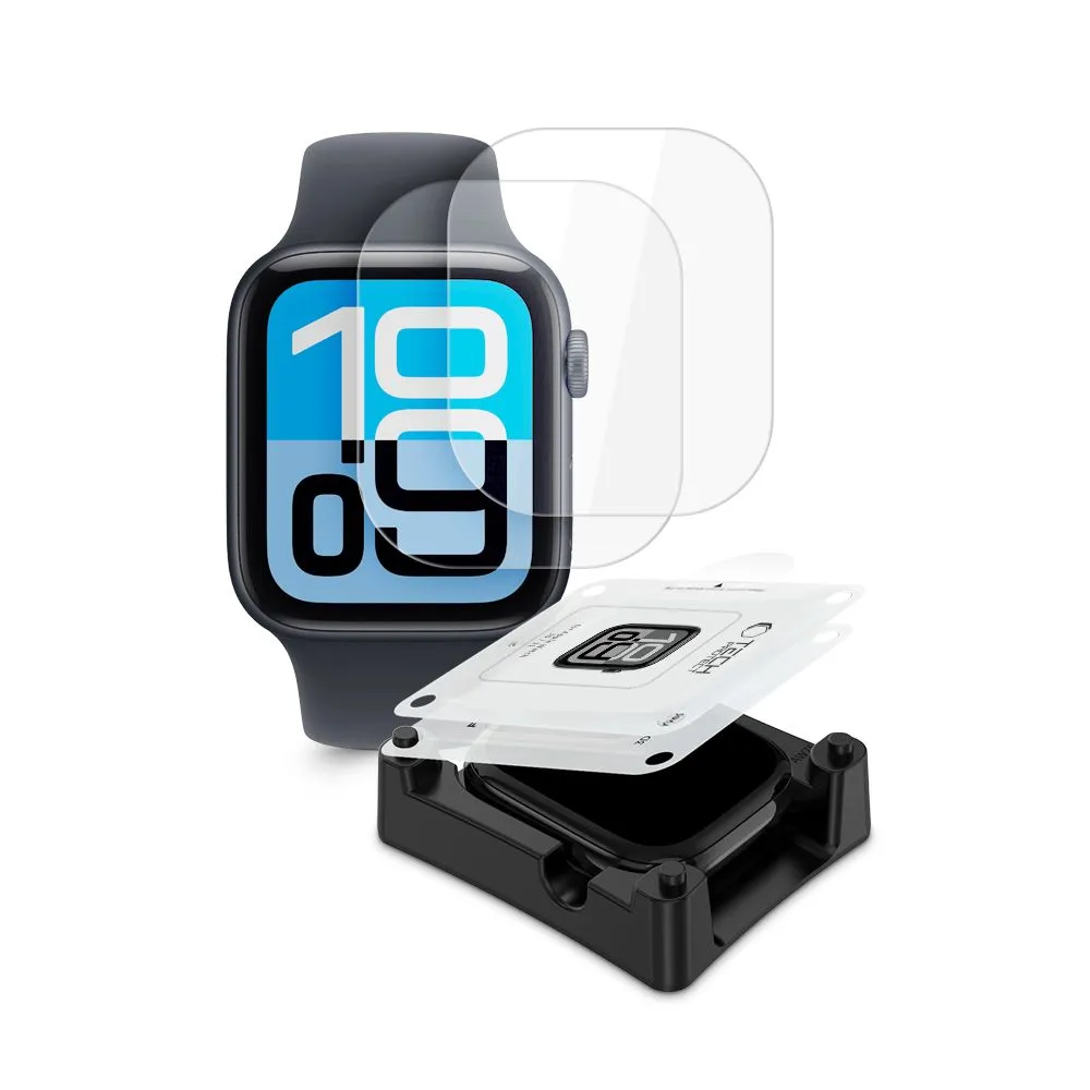 Apple Watch SE 1 / 2 3 viedpulksteņa aizsargstikls  TECH-PROTECT SUPREME SET+ 2-PACK (44 MM)