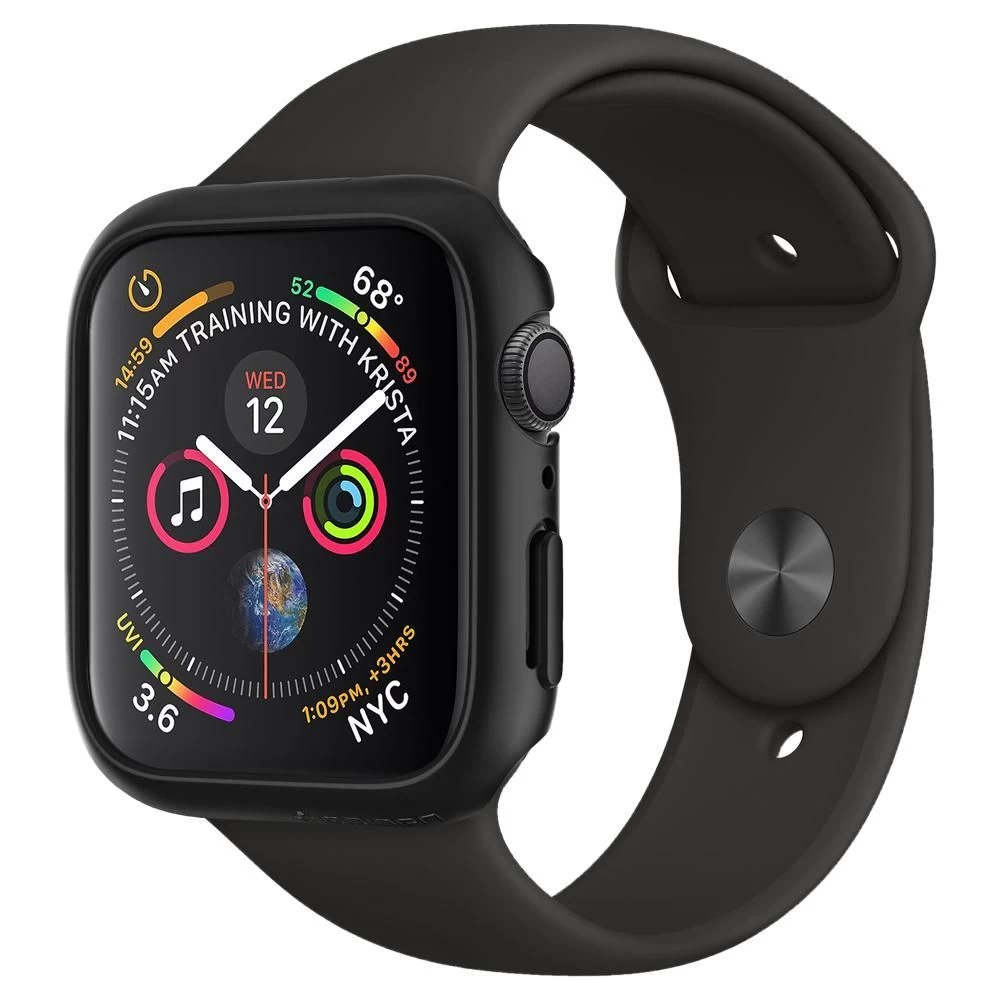 Apple Watch SE / 3 vāciņš melns SPIGEN THIN FIT (44MM)