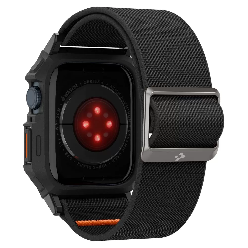 Apple Watch SE / 3 siksniņa melns SPIGEN LITE FIT ”PRO” (44 45 MM)