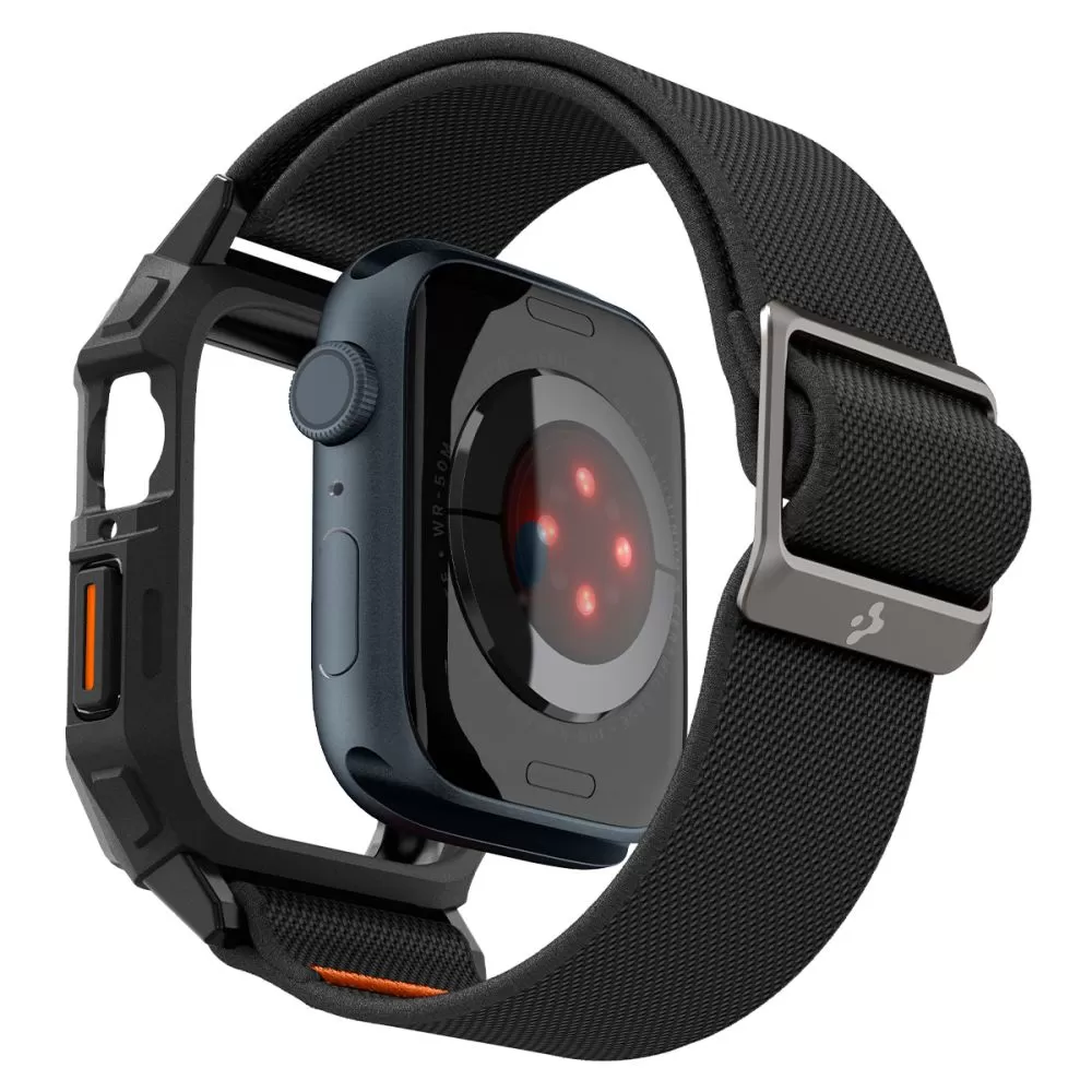Apple Watch SE / 3 siksniņa melns SPIGEN LITE FIT ”PRO” (44 45 MM)
