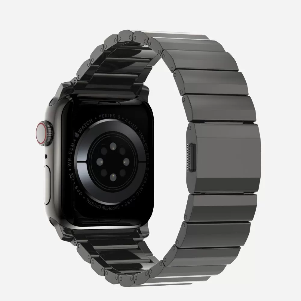 Apple Watch SE / 3 siksniņa melns TECH-PROTECT STEELBAND (42/44/45/49 MM)