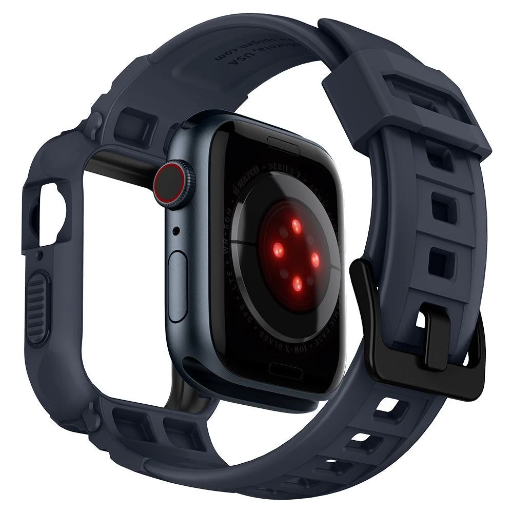 Apple Watch SE / 3 suojakuori, suojakotelo harmaa SPIGEN RUGGED ARMOR ”PRO” (44/45mm)