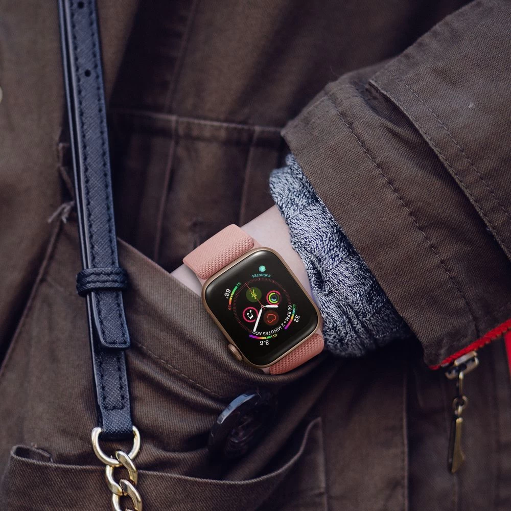 Apple Watch SE / 3 siksniņa rozā TECH-PROTECT Mellow (38/40/41mm)