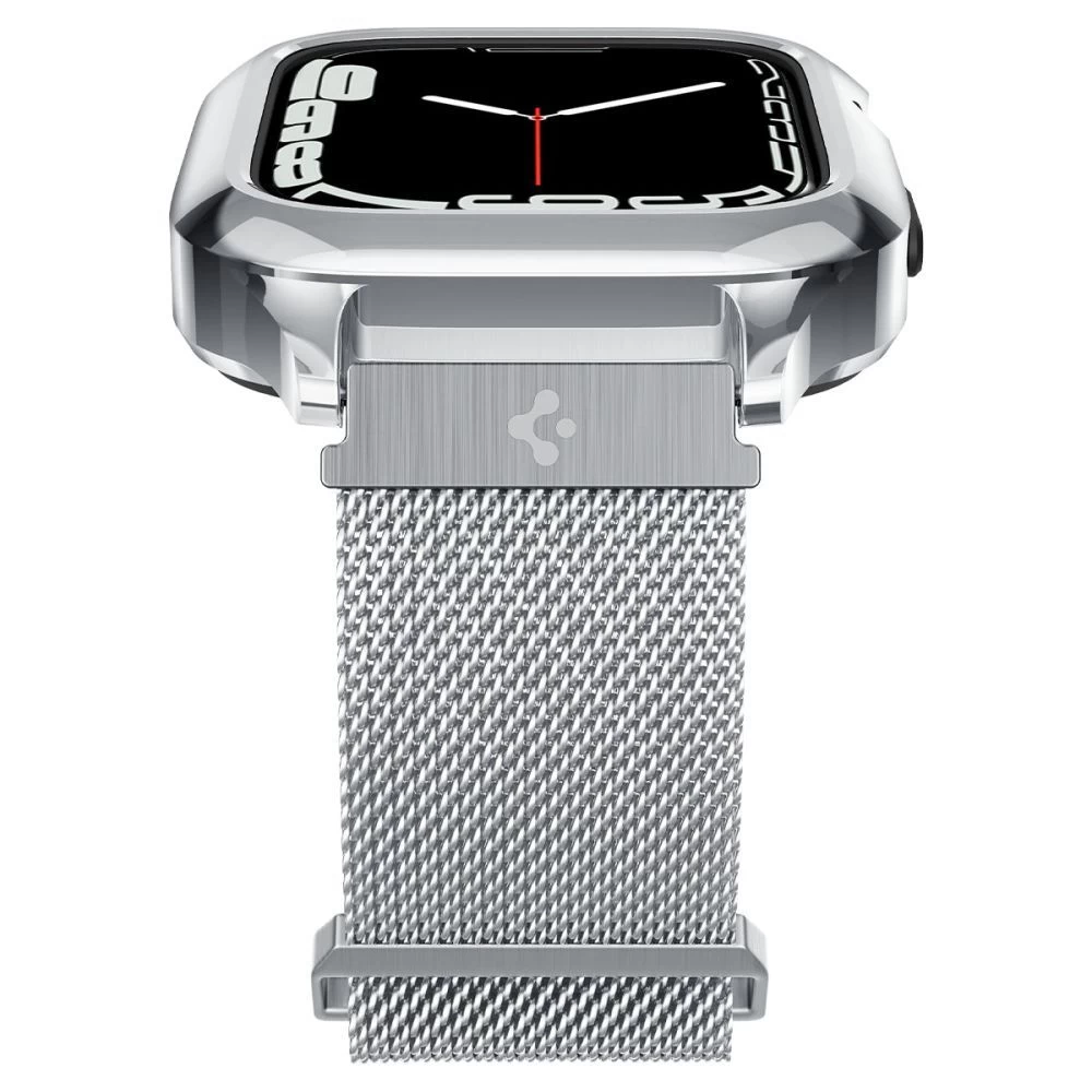 Apple Watch SE / 3 siksniņa sudraba SPIGEN METAL FIT ”PRO” (44 45 MM)