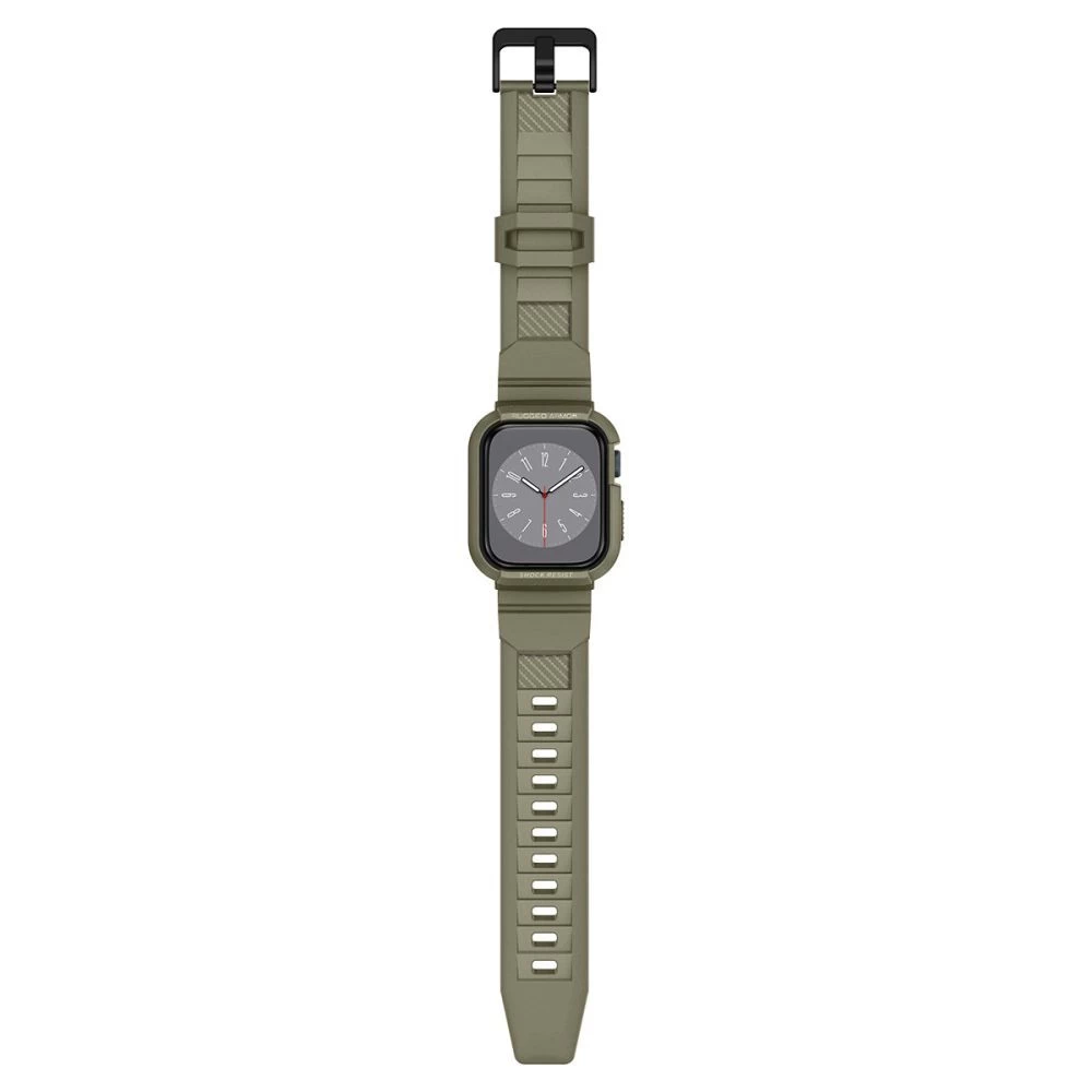 Apple Watch SE / 3 siksniņa zaļš SPIGEN RUGGED ARMOR ”PRO” (44 45 MM)