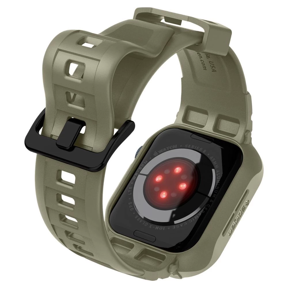 Apple Watch SE / 3 siksniņa zaļš SPIGEN RUGGED ARMOR ”PRO” (44 45 MM)