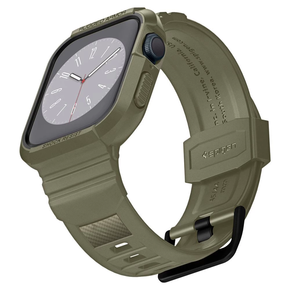 Apple Watch SE / 3 siksniņa zaļš SPIGEN RUGGED ARMOR ”PRO” (44 45 MM)