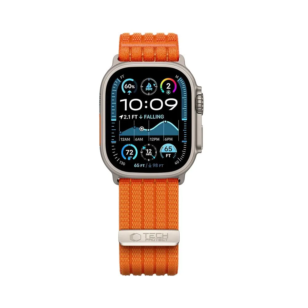 Apple Watch SE 1 / 2 3 Ремешки для умных часов  TECH-PROTECT NYLON SPORT (44/45/46/49 MM)