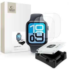 Watch Watch SE 1 / 2 / 3 viedpulksteņa aizsargstikls TECH-PROTECT SUPREME SET+ 2-PACK Apple Watch SE (40 MM)