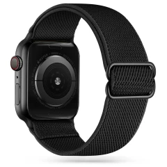 Apple Watch SE / 3 siksniņa melns TECH-PROTECT Mellow (42/44/45/49mm)